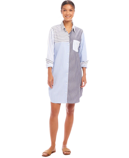Stripe Shirtdress