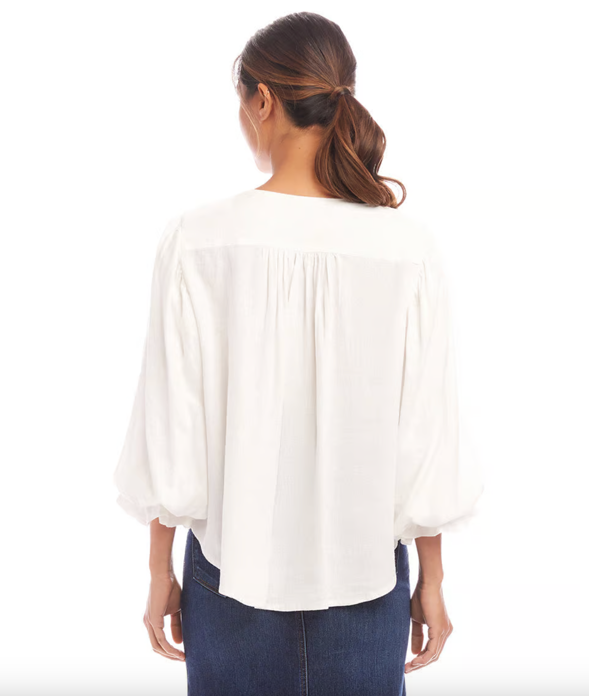 Layer Sleeve Top - Off White
