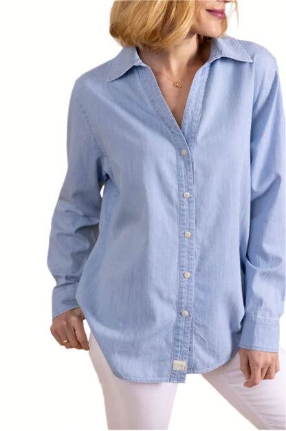 Carolina Top - Classic Denim
