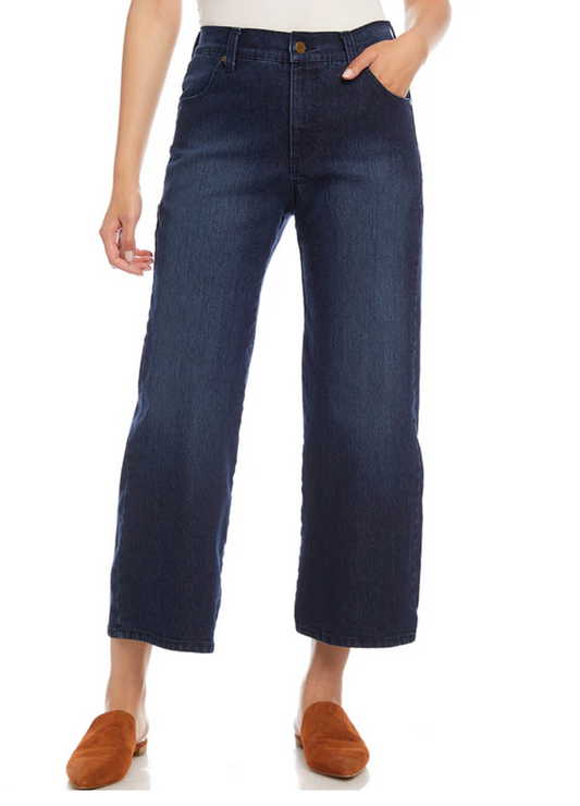 Wide Leg Cropped Jeans