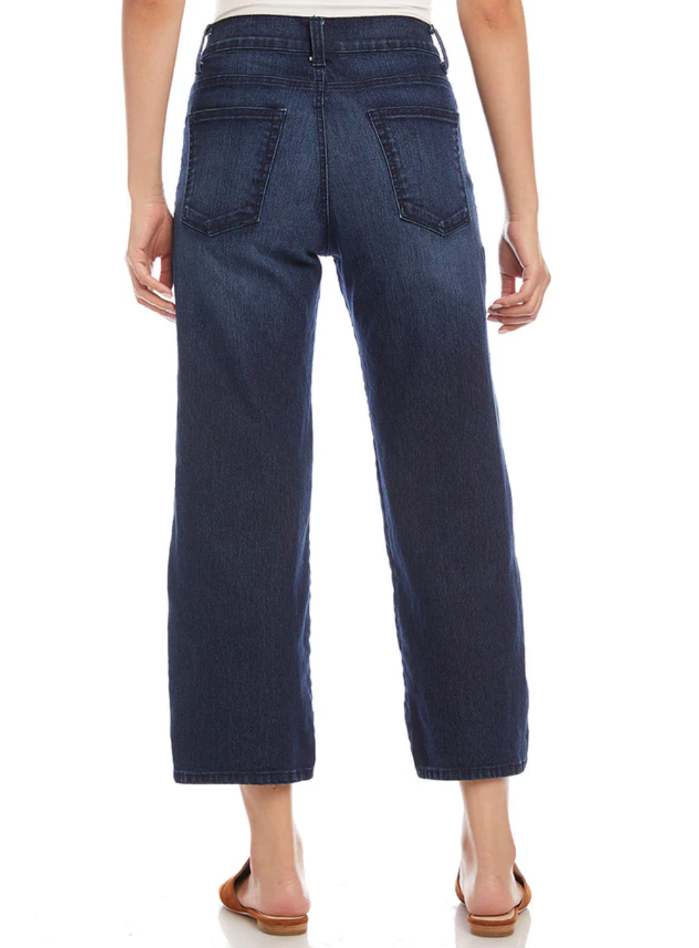 Wide Leg Cropped Jeans