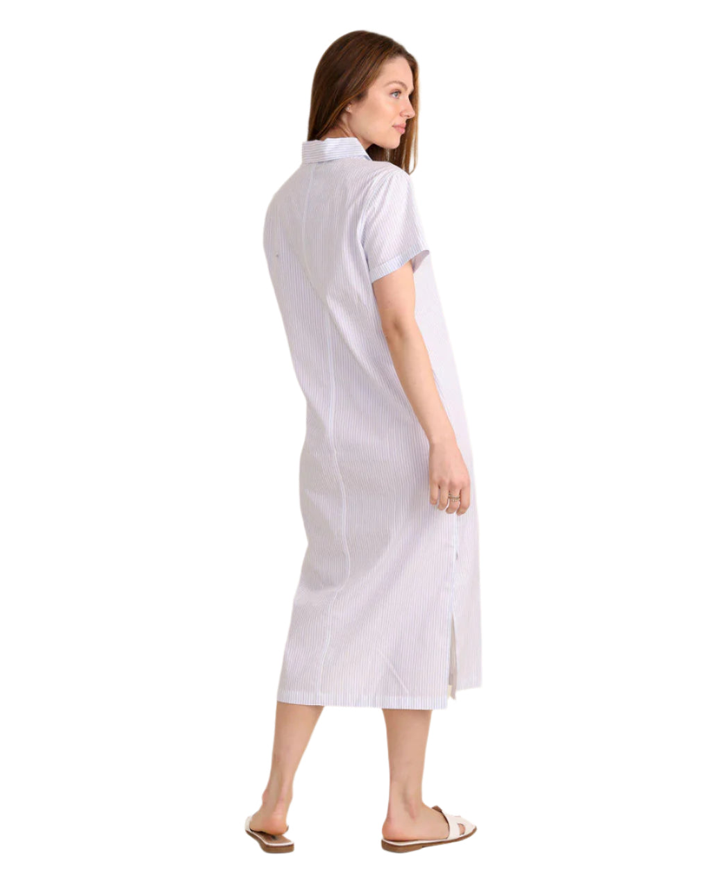 Kiawah Dress - Blue/White Stripe