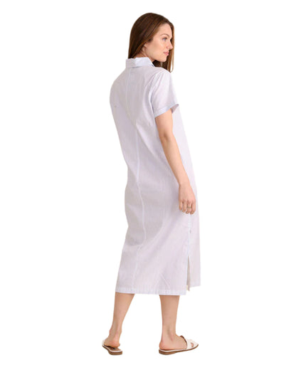 Kiawah Dress - Blue/White Stripe