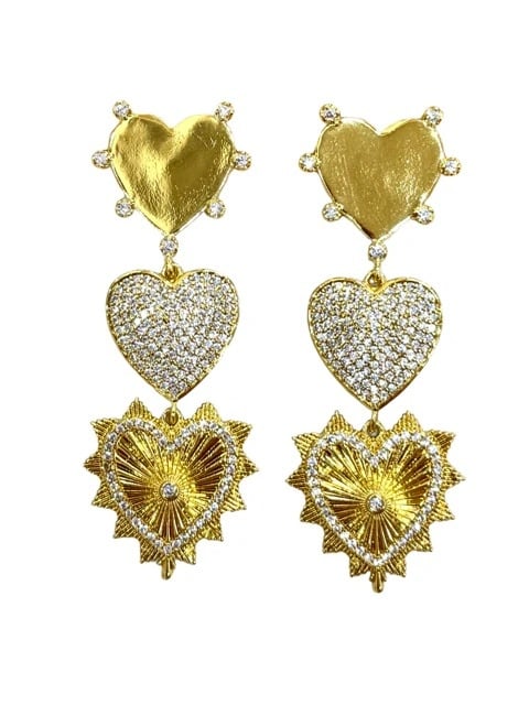ALAV Amor Earrings Gold