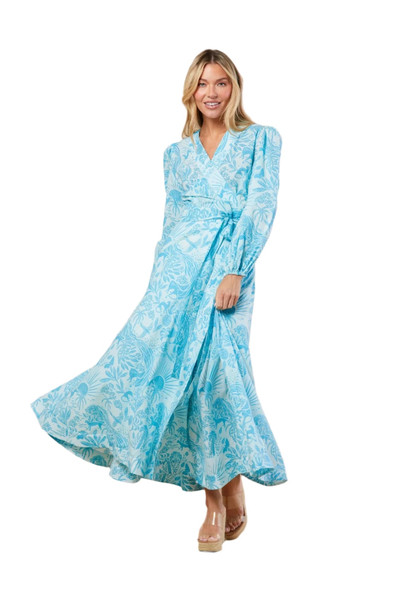 SF Annabel Dress Whimsical Island Sky