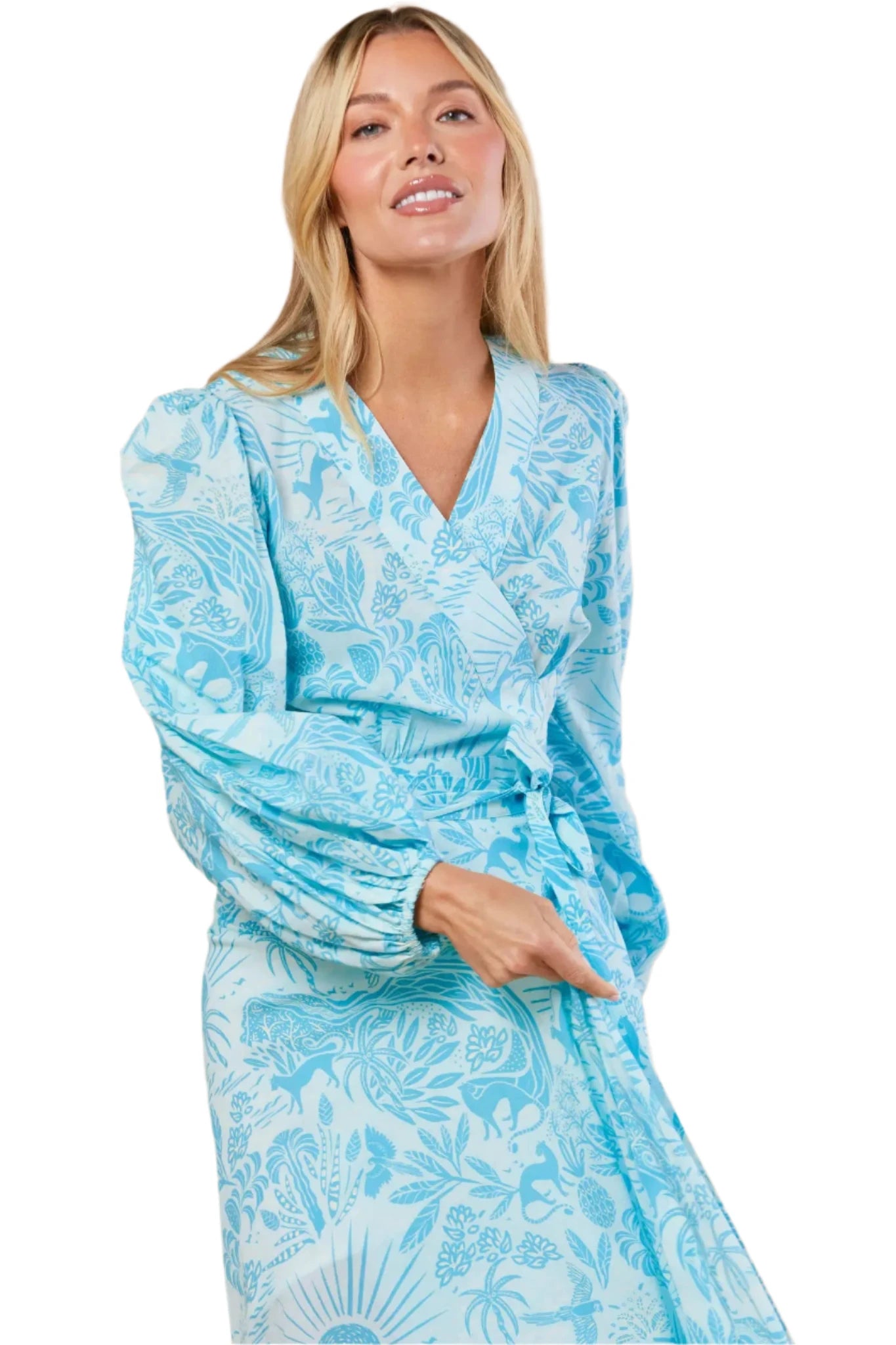 SF Annabel Dress Whimsical Island Sky