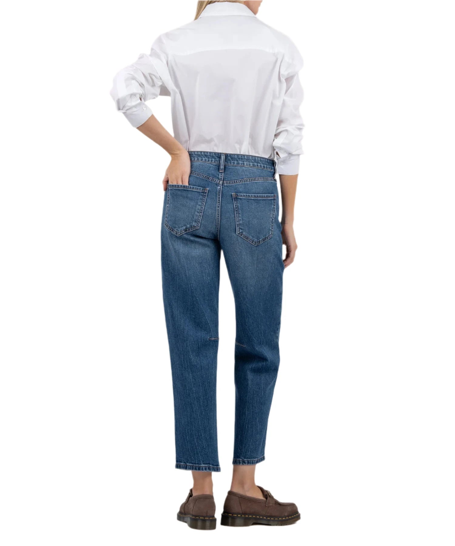 KUT Ashley High Rise Barrel Jeans
