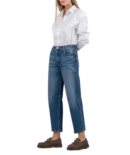 KUT Ashley High Rise Barrel Jeans
