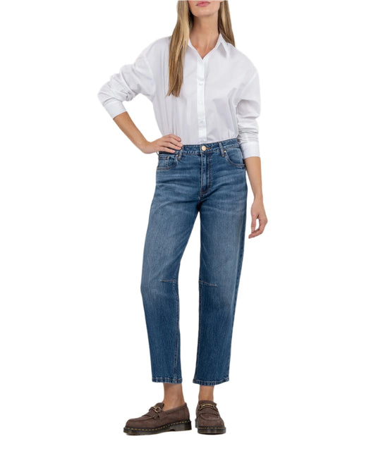 KUT Ashley High Rise Barrel Jeans