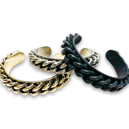 B5902 Chain Link Cuff Bracelet