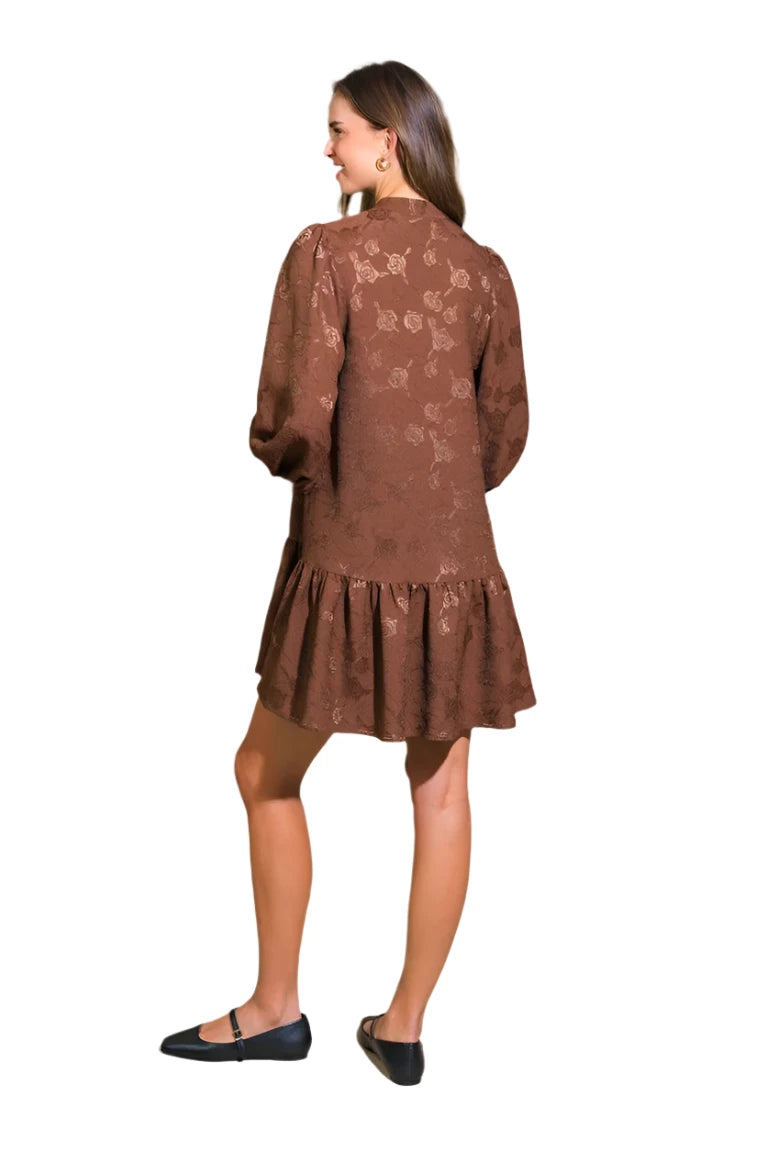 Best Dressed Guest Dress Cognac