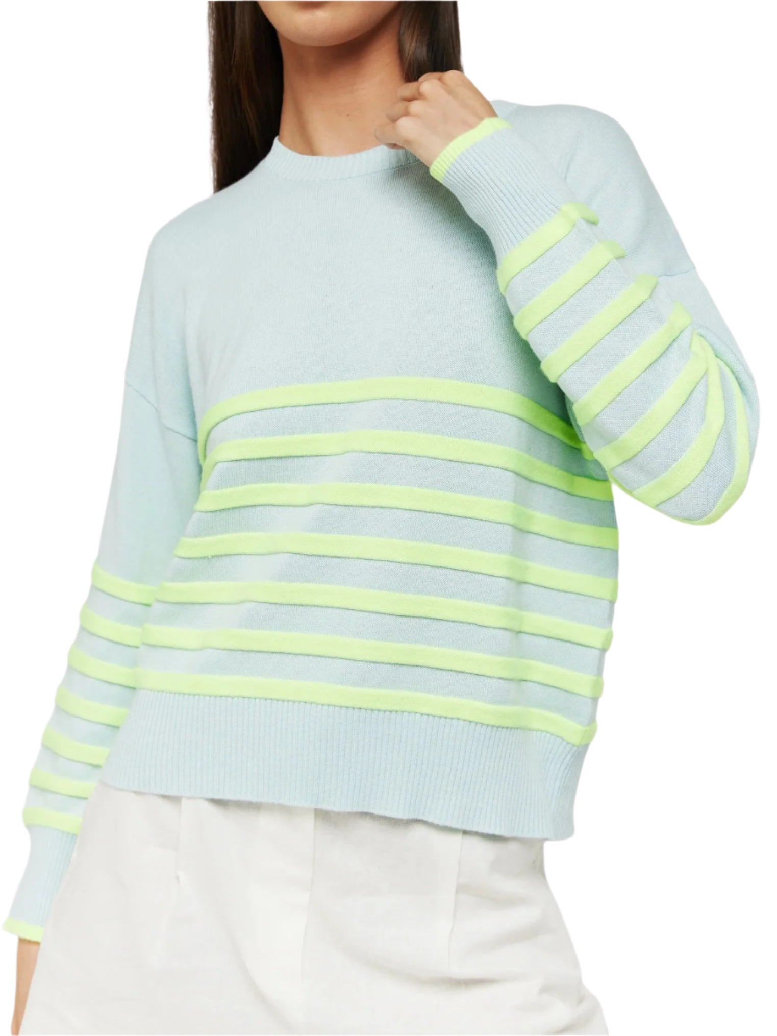 BRO SS24_W-026SD7853 Top Aqua Mist