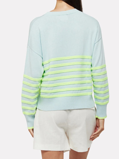 BRO SS24_W-026SD7853 Top Aqua Mist