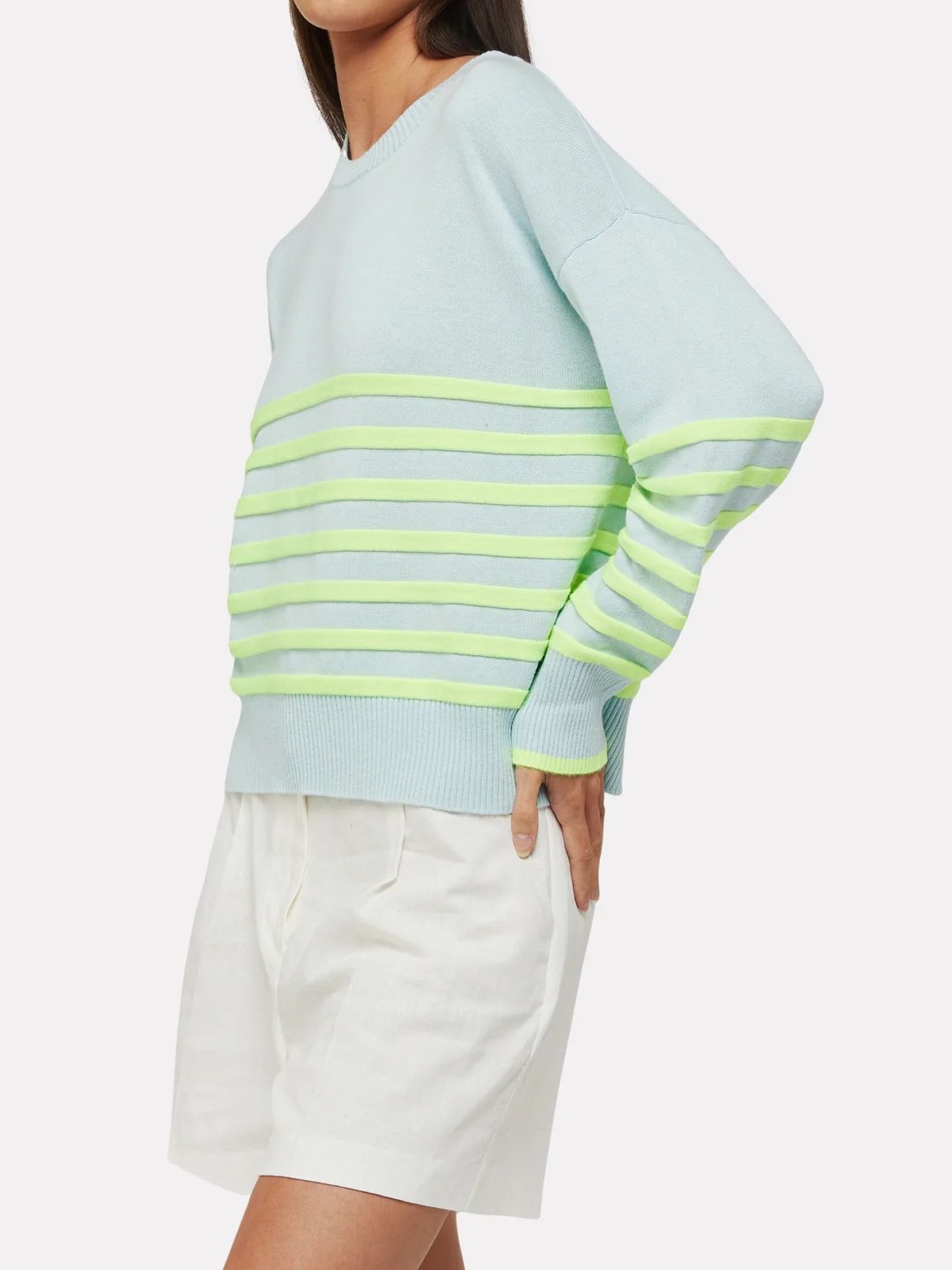 BRO SS24_W-026SD7853 Top Aqua Mist