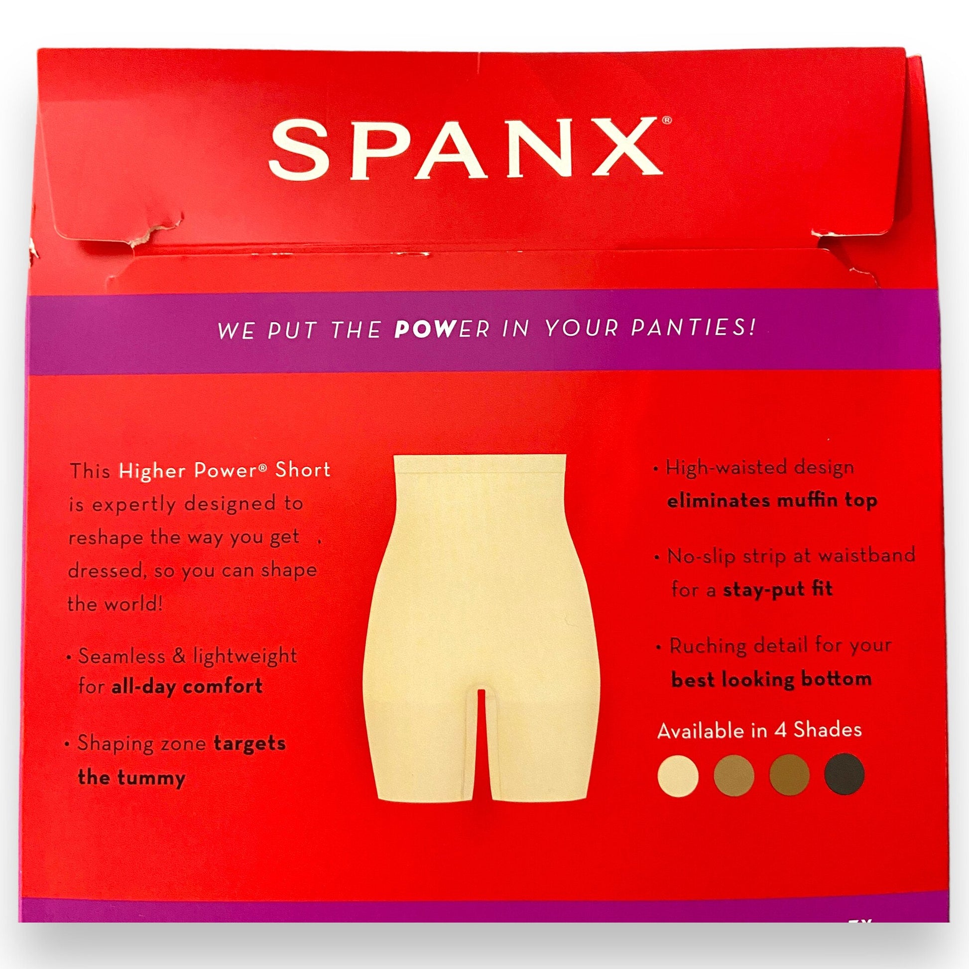 SPANX Higher Power Short Soft Nude