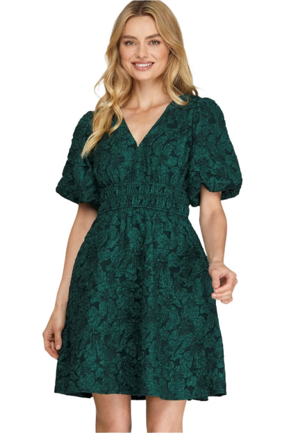 Cocktail Hour Dress Green