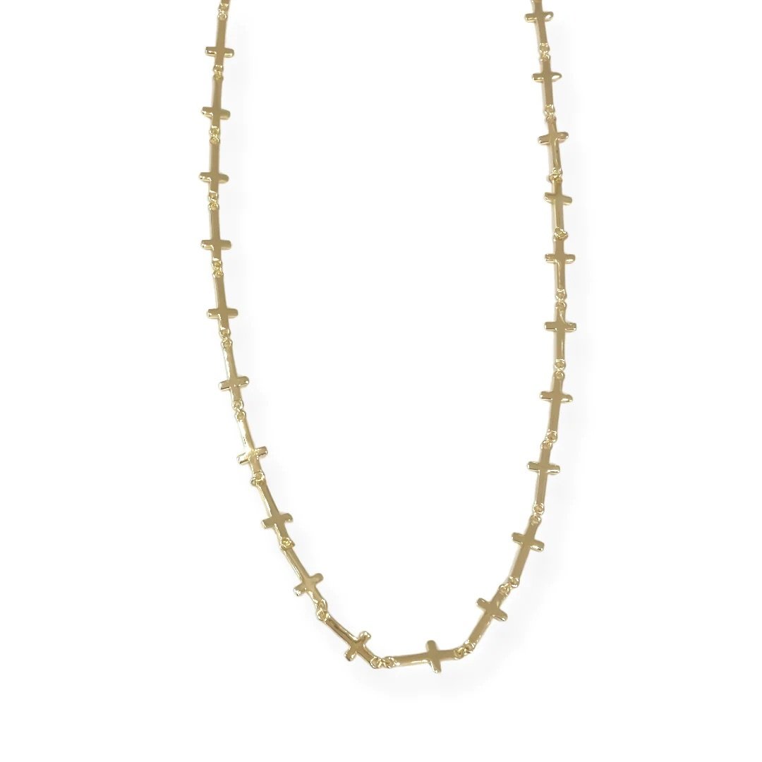 ALAV Cross Link Chain Gold
