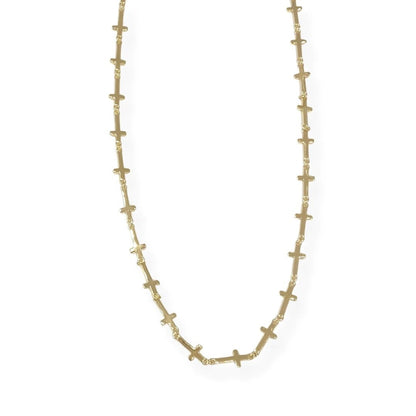 ALAV Cross Link Chain Gold