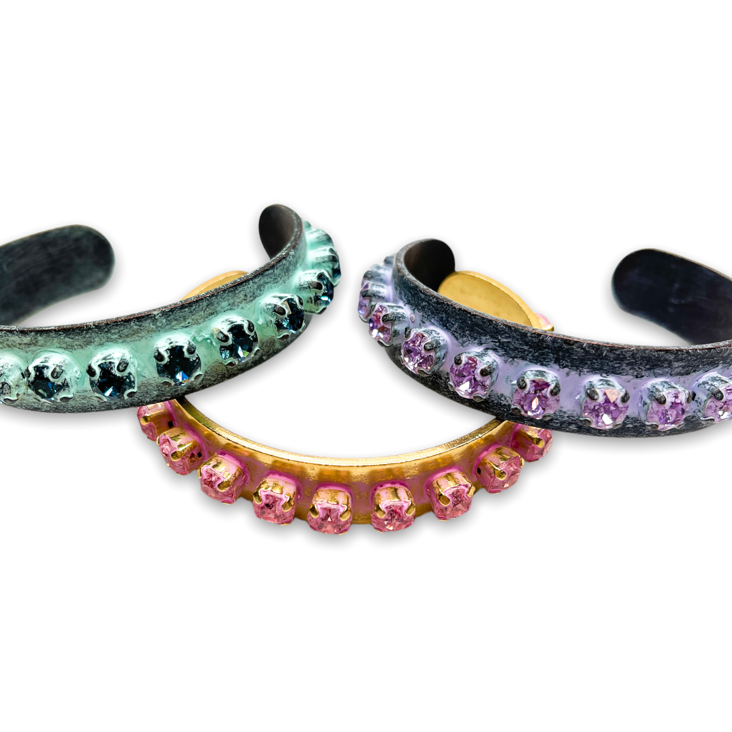 B5727 Sandy Crystal Cuff Bracelet