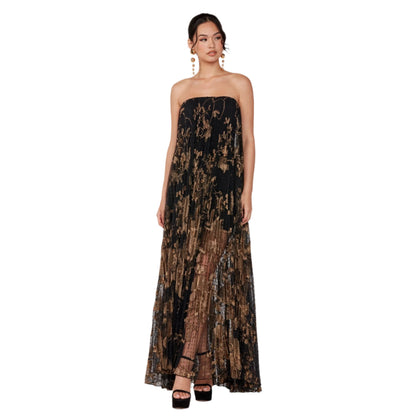 HEL Delphine Dress Black/Gold