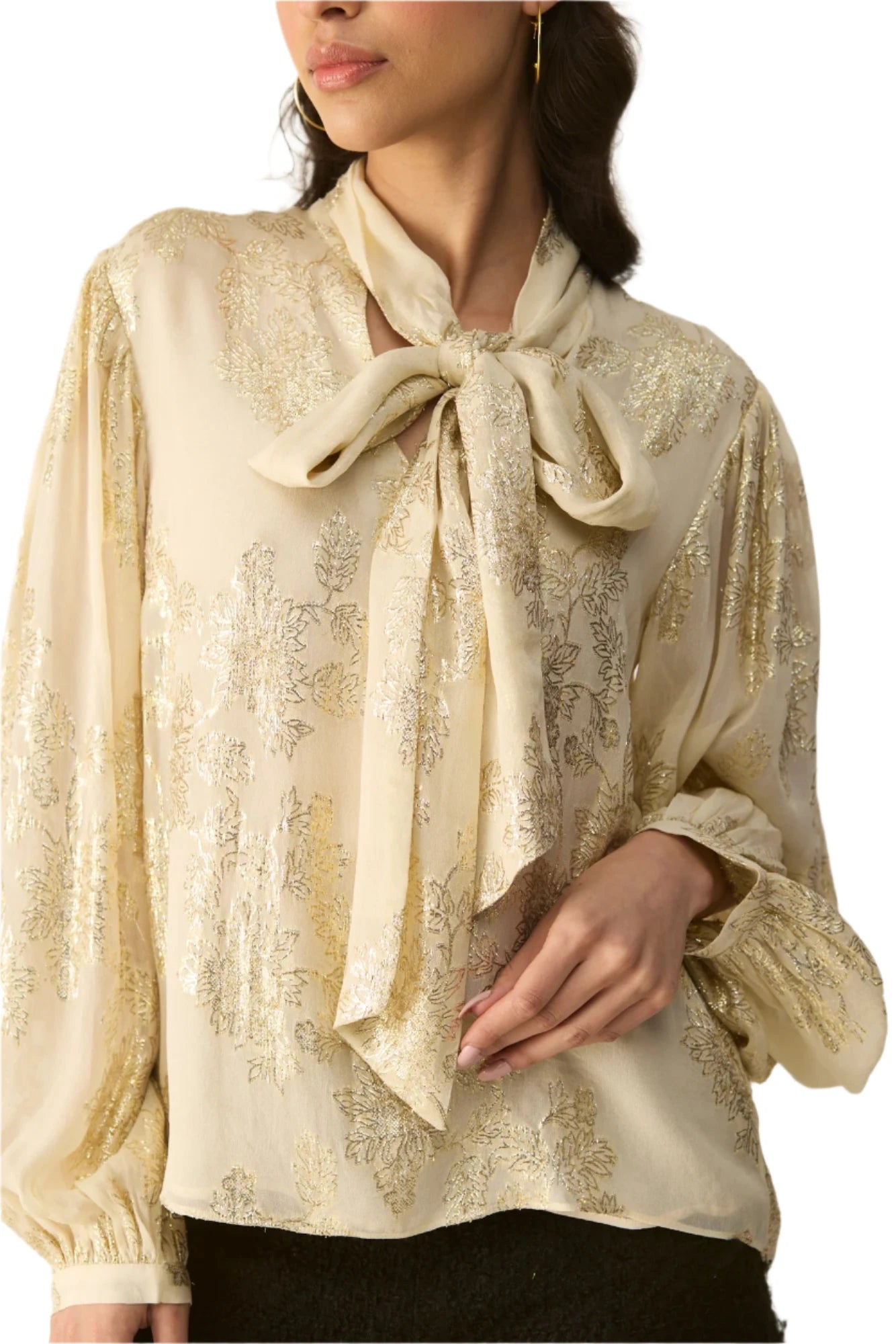CJ Elegance Blouse Ivory