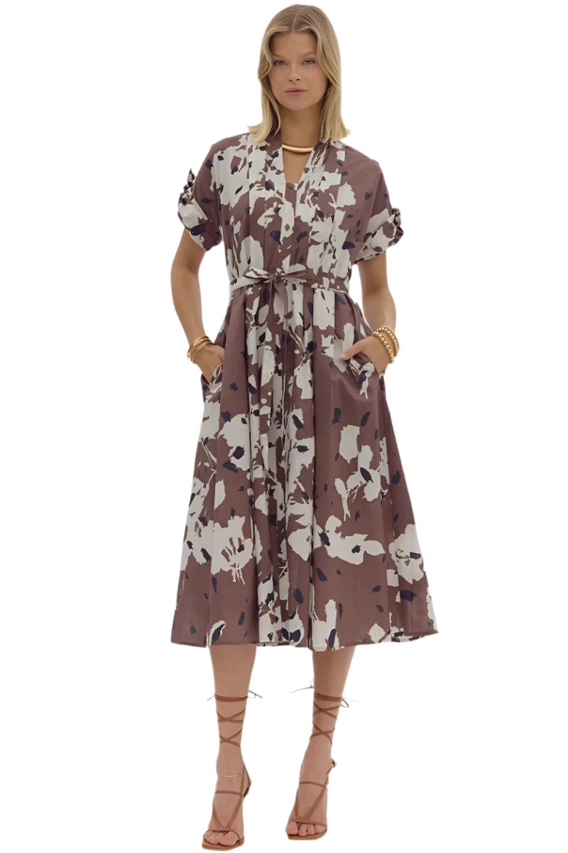 Fall Feelings Dress Espresso