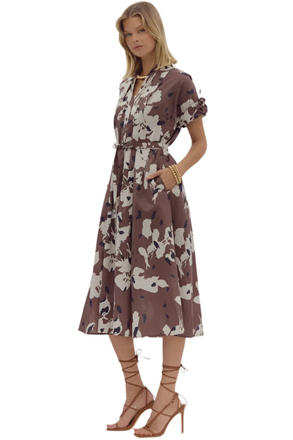Fall Feelings Dress Espresso