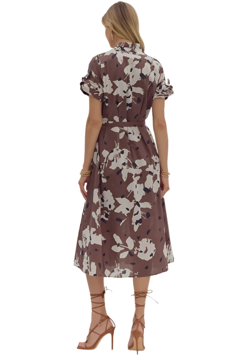 Fall Feelings Dress Espresso