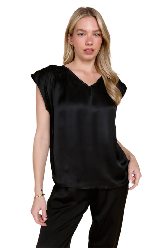 SOF Heidi Top Black O/S