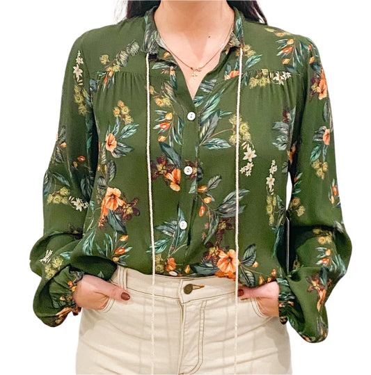 AST 10-30333F Top Green Garden Party