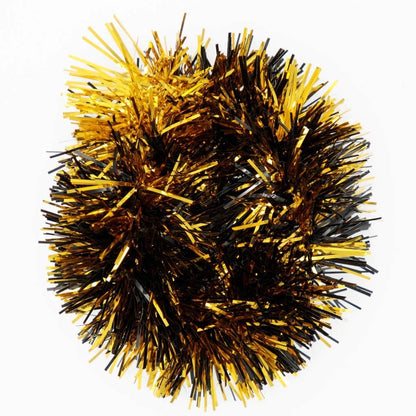 Tinsel Scrunchie Black/Gold