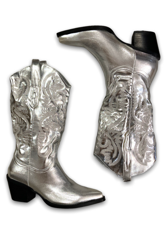 Danilo Boot Metallic Silver