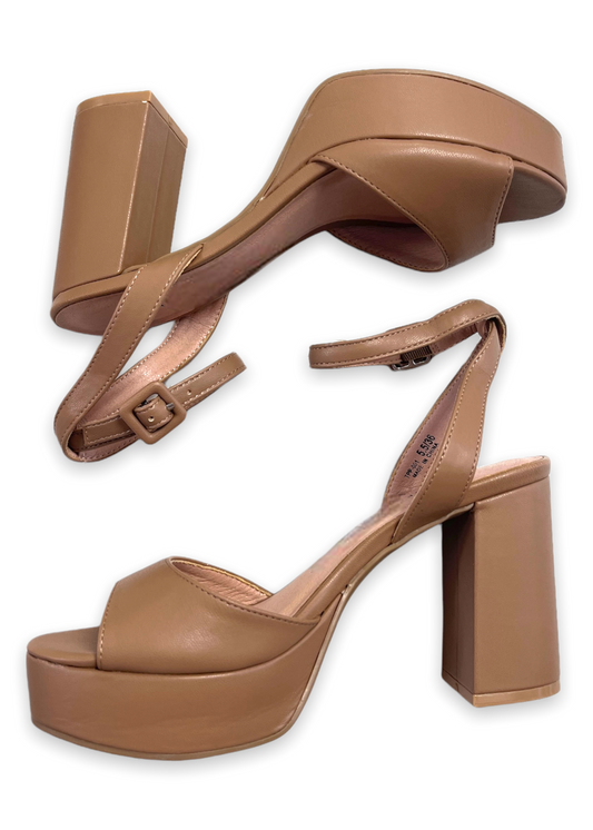 Theresa Heel Taupe