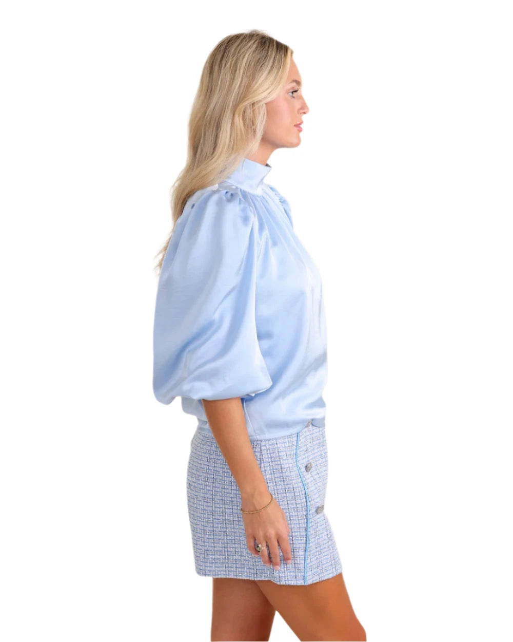 Carmen Top - Cornflower