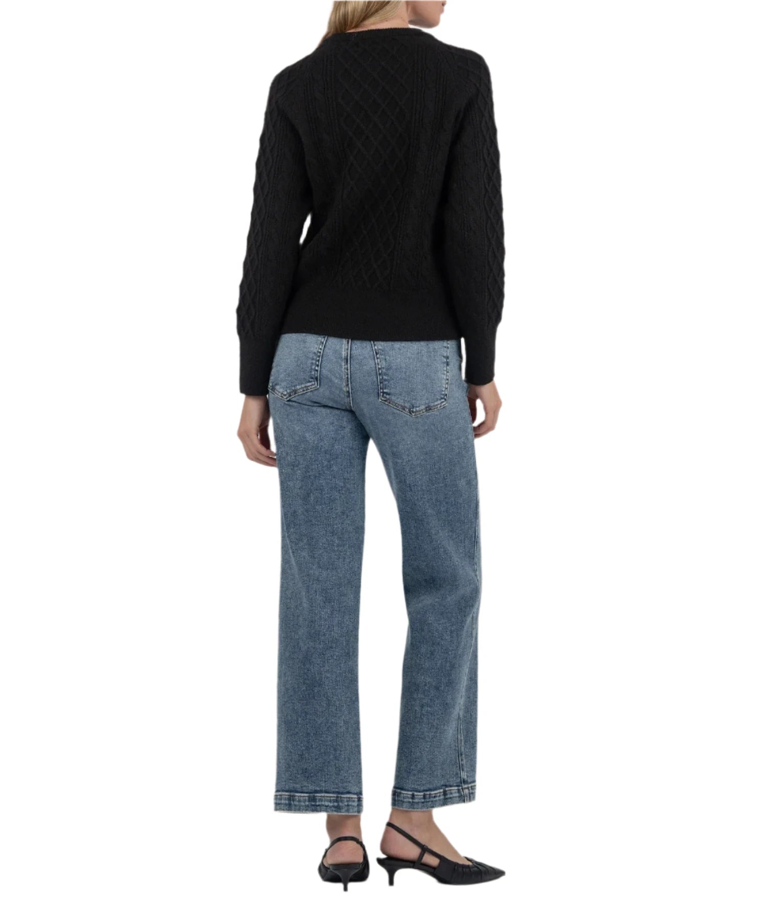KUT Lacey Top Black