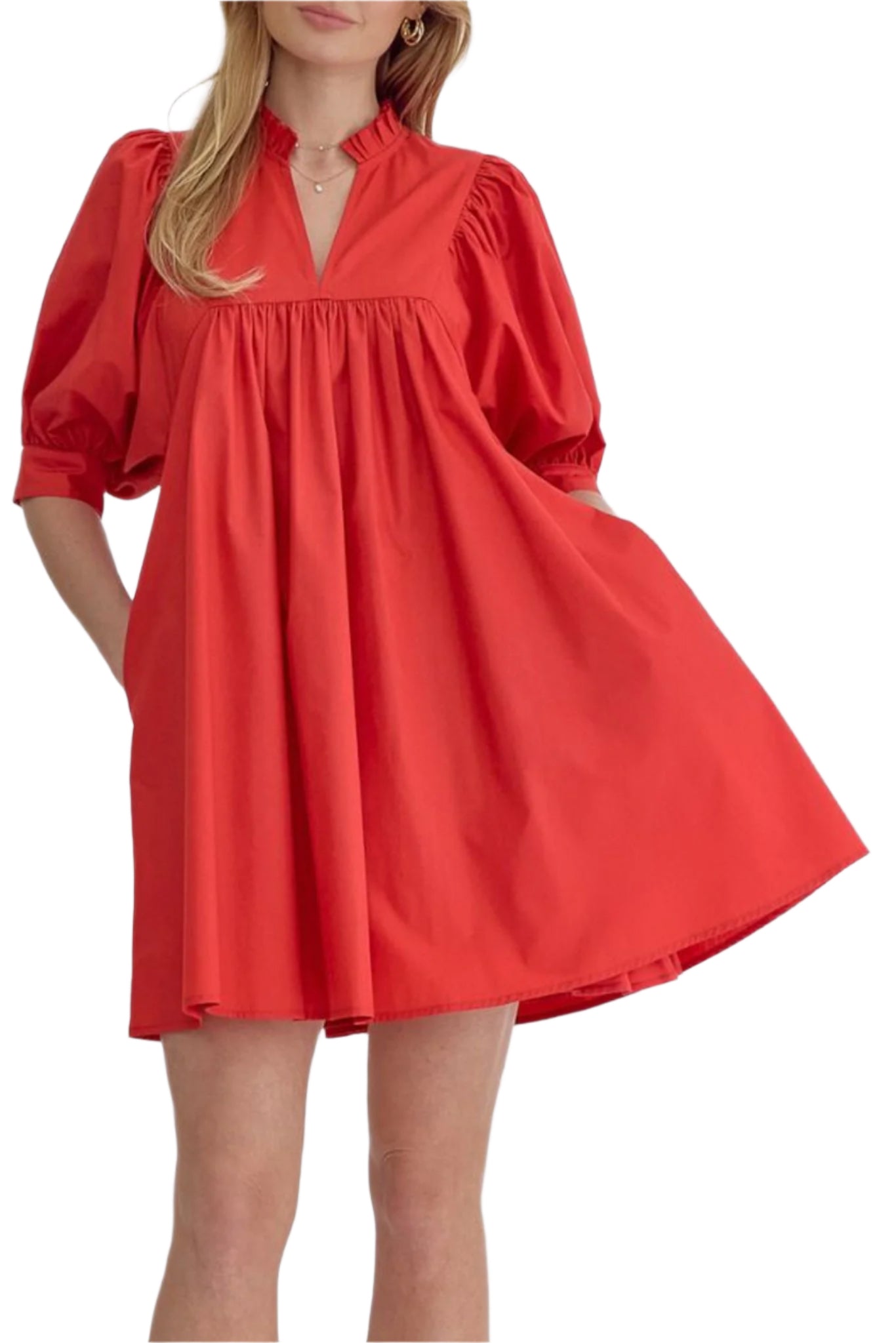 Lead the Way Dress Red