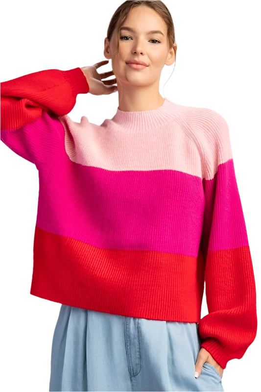 Lover Girl Sweater Pink/Red