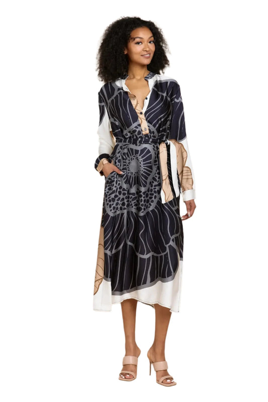 SOF Meena Dress Fiore Oro O/S