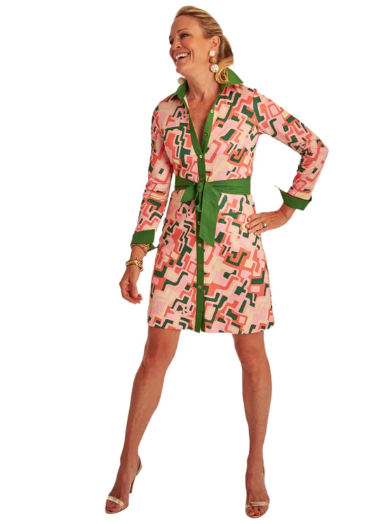CKB Midori Dress Barcelona Salmon