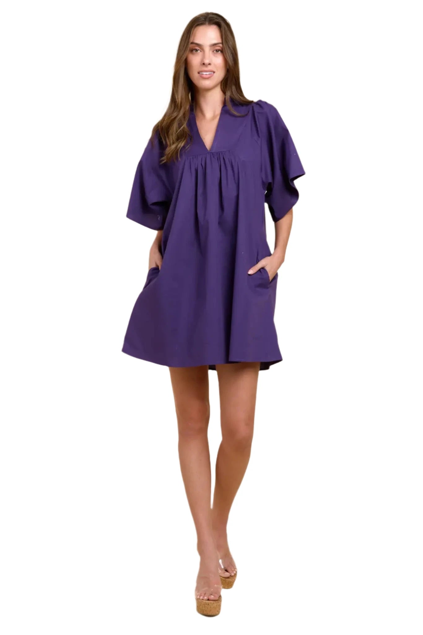 SOF Nicola Dress Violet O/S