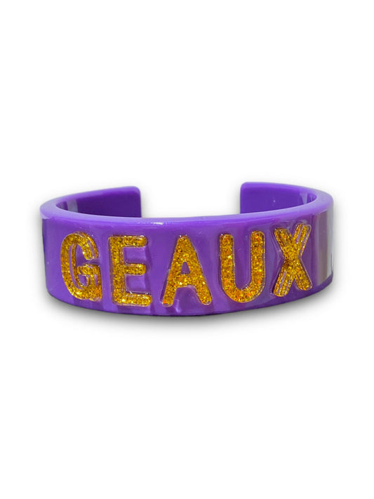 Brianna Cannon | GEAUX Cuff Purple