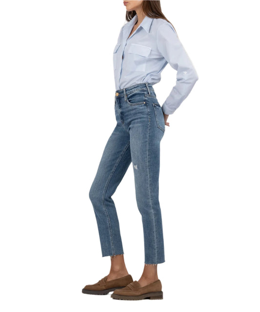 KUT | Rachel High Rise Jean