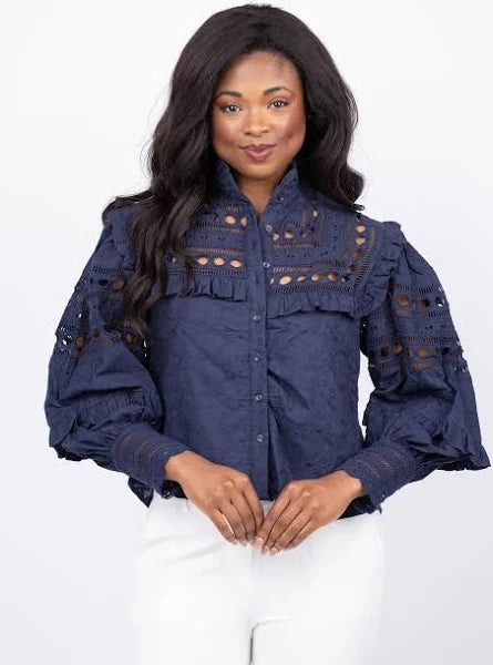 The Danielle Shirt - Navy