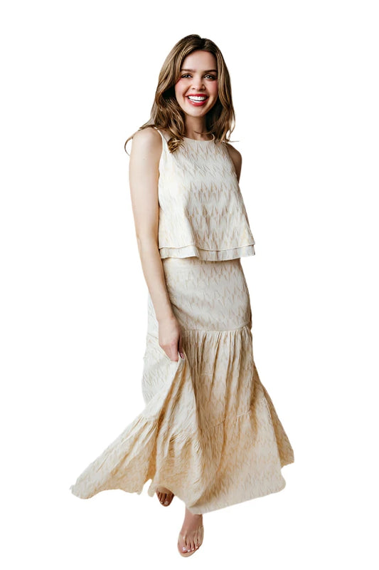LR Sunday Skirt Gold Sparkle