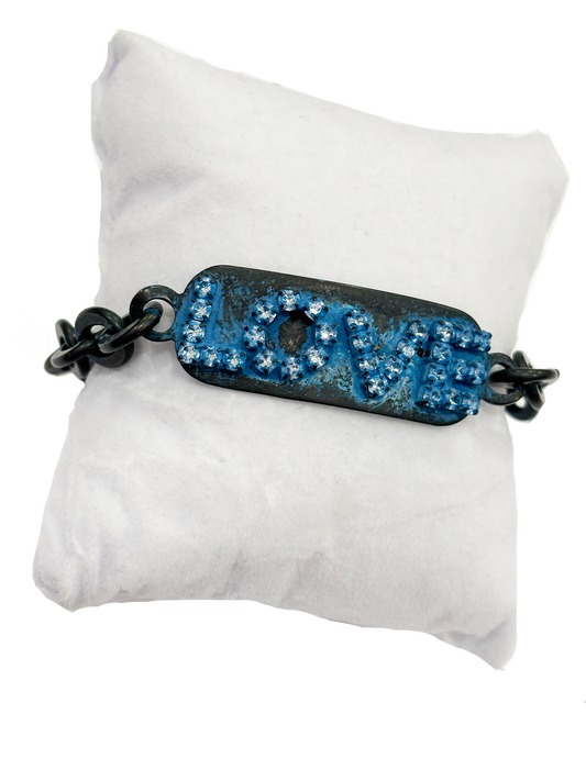 LOVE ID Bracelet - Blue