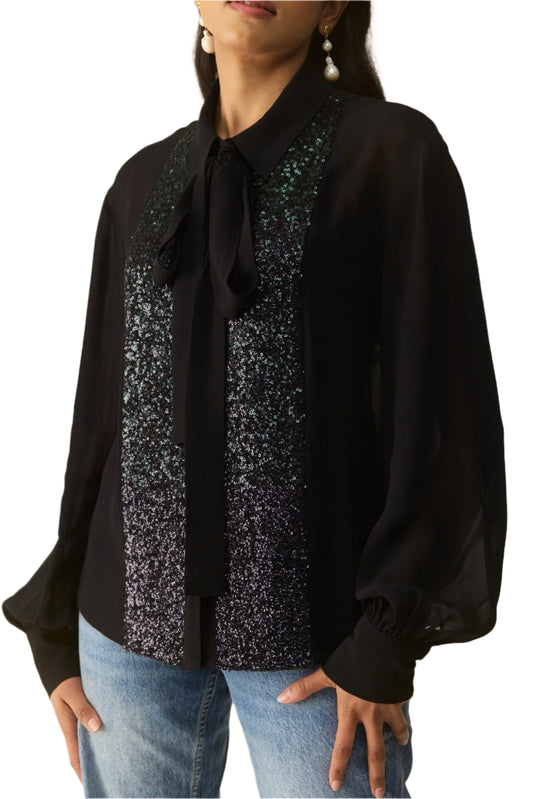 CJ Glitzy Shirt Black