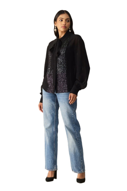 CJ Glitzy Shirt Black