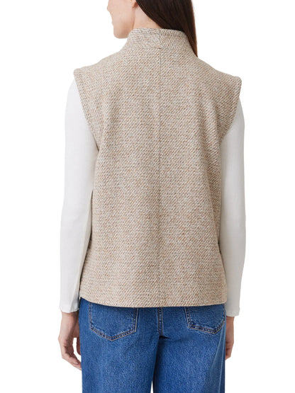 HAB HFE01996V Vest Oatmeal