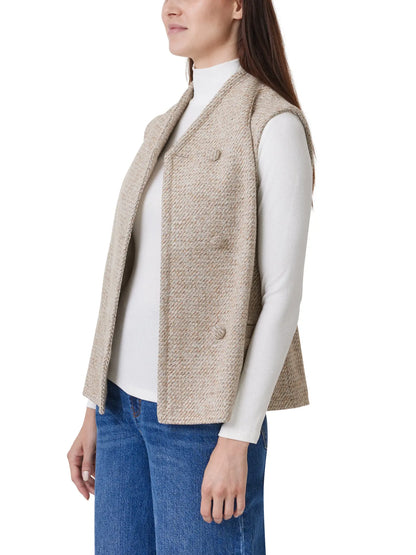 HAB HFE01996V Vest Oatmeal
