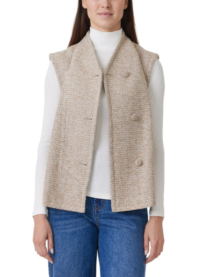 HAB HFE01996V Vest Oatmeal